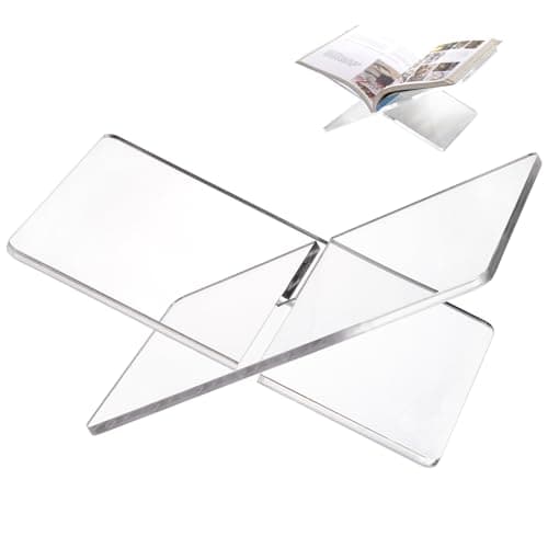 Peohud Acrylic Cookbook Holder Large