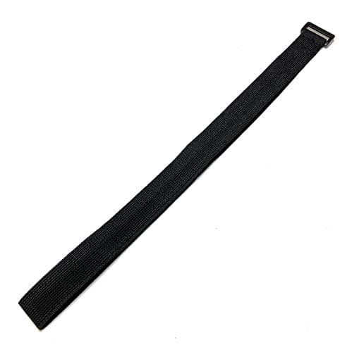 On1Shelf ELSTRAP2.5CMX76CMX2 Black Hook & Loop Straps 2-Pack