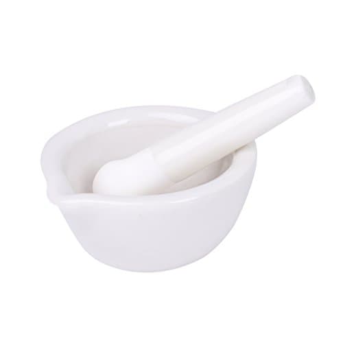 KINTRADE Porcelain Mortar and Pestle Set