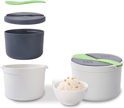 Mumisuto 2L Microwave Rice Cooker Set
