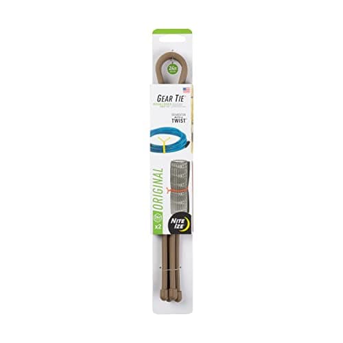 Nite Ize Original Gear Tie 24-Inch 2-Pack Coyote