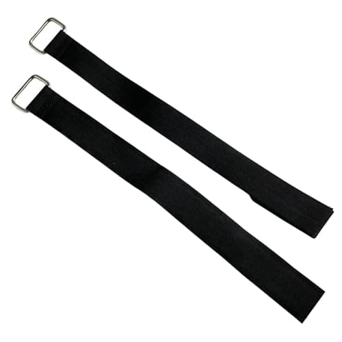 On1Shelf StrapM3cmx40cmx2 Black Metal Buckle Cable Straps