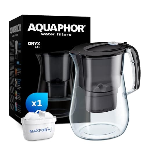 Aquaphor Onyx Black Water Filter Jug 4.2L