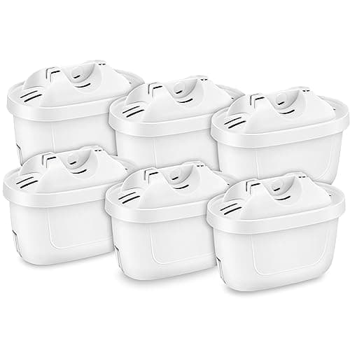 Jorair Brita-Compatible Water Filter Cartridges 6-Pack