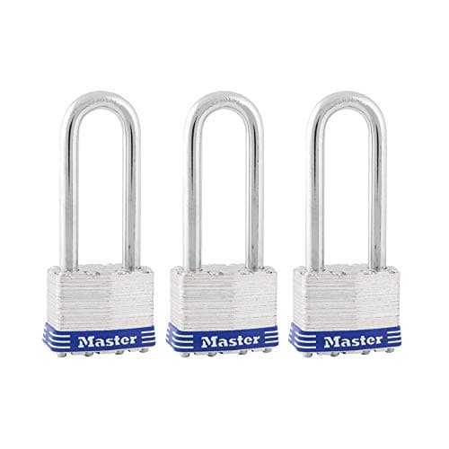 Master Lock 1TRILJ Laminated Steel Padlocks (3-Pack)