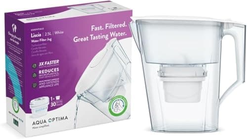 Aqua Optima Liscia Water Filter Jug & 3 Filters