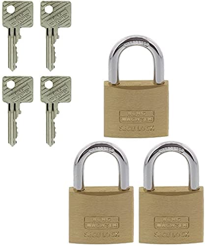 BURG-WÄCHTER Trio 405 40 GL SB Padlocks Set of 3