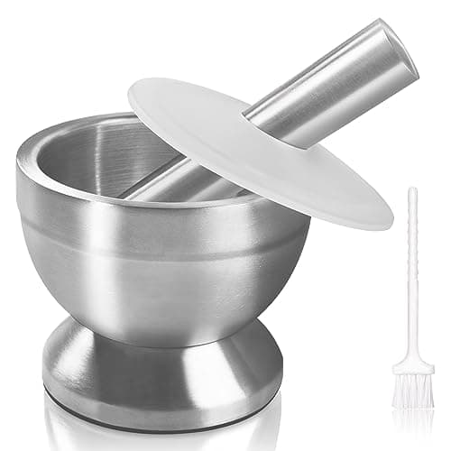 Sopito Stainless Steel Mortar and Pestle Set