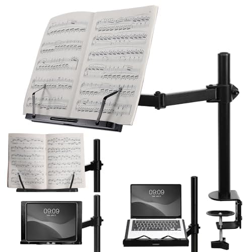 Navaris Clamp Book Stand
