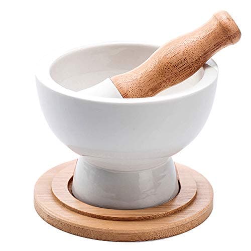 E-Liu Porcelain Mortar and Pestle Set