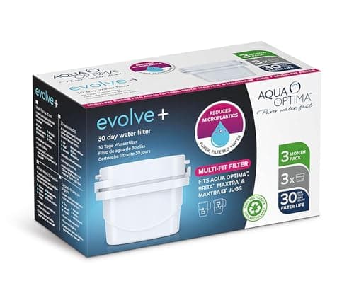 Aqua Optima Evolve+ Water Filter Cartridge 3 Pack