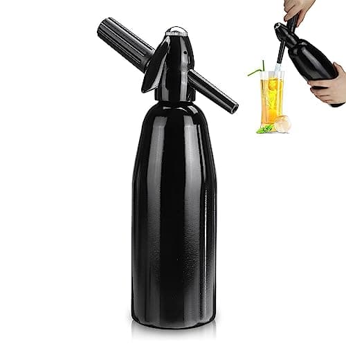 Ulable Black Soda Siphon Maker 1L