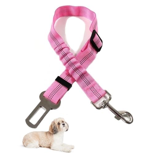 Sujibhi DS240416CW-LY Pink Dog Car Harness