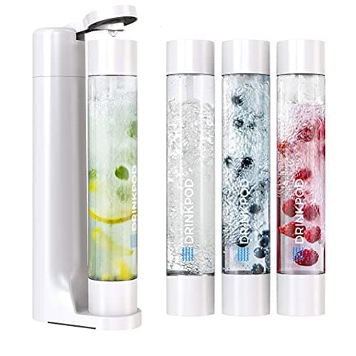 Drinkpod Fizz Infuser Soda Maker with 3 Bottles