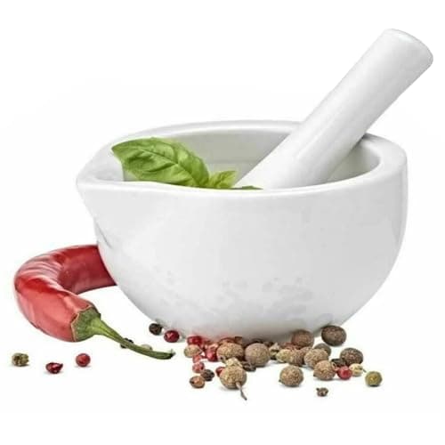 Glamza Mini Porcelain Mortar and Pestle Set