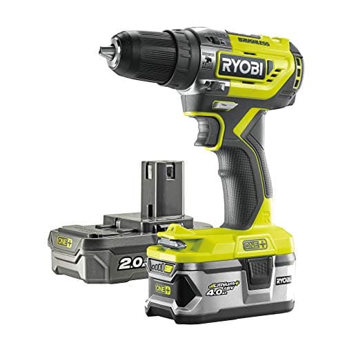 Ryobi R18PD5-242S Brushless Combi Drill Kit