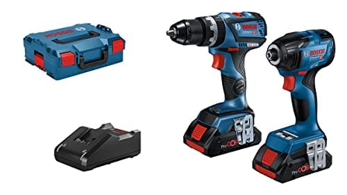 Bosch Professional GDR 18V-210 C Combi Drill Set