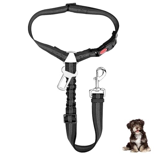 Ddup 2-in-1 Headrest Elastic Dog Car Harness
