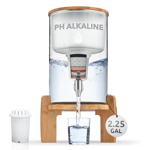 Invigorated Water pH Recharge Glass Filter Jug