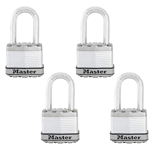 Master Lock Magnum Laminated Steel Padlocks 4-Pack