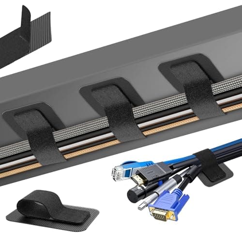 Fansto 20-Cable Clips Under Desk Cable Straps