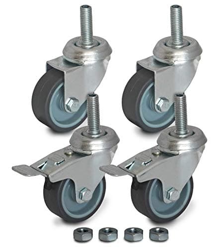 Fregat BaiYouDa 50mm Swivel Brake Castors Set