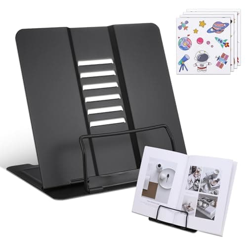 Kssvzz Black Metal Cookbook Holder