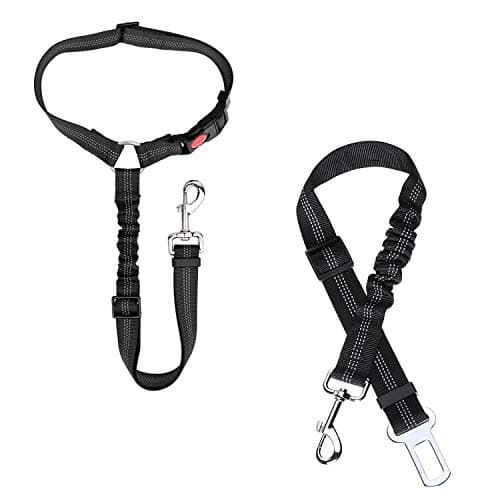 Jiuhao Reflective Bungee Dog Car Seat Belt Harness
