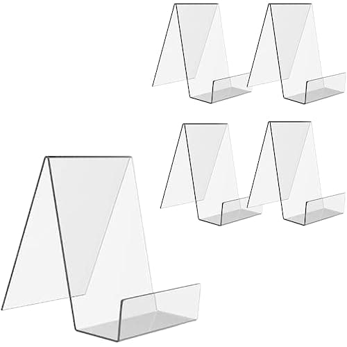 JEWELTH Clear Acrylic Cookbook Holder 5-Piece Set