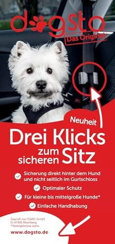 Dogsto Adjustable Car Harness for Small Dogs