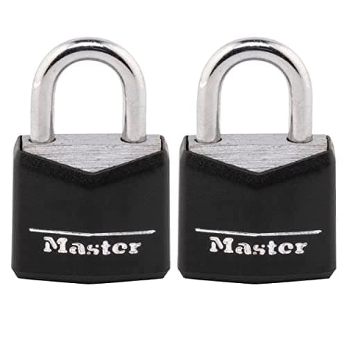 Master Lock 121T Keyed Padlock, 2 Count
