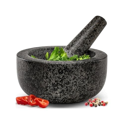Zuvo 10148K Stone Mortar and Pestle Set