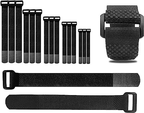 Hazarox 35 Pcs Reusable Cable Straps