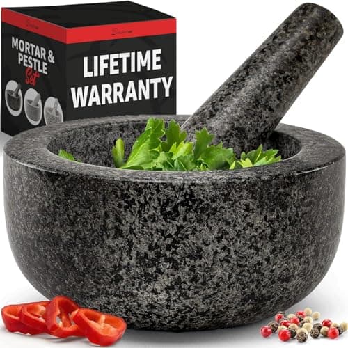 Priority Chef Granite Mortar and Pestle Set