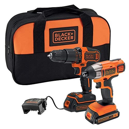 Black+Decker BCK25S2S-GB Cordless Combi Drill Set