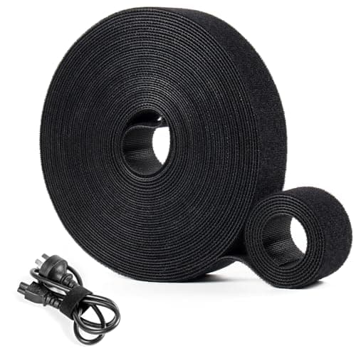 OneLeaf OL-HLS Black Hook and Loop Cable Straps