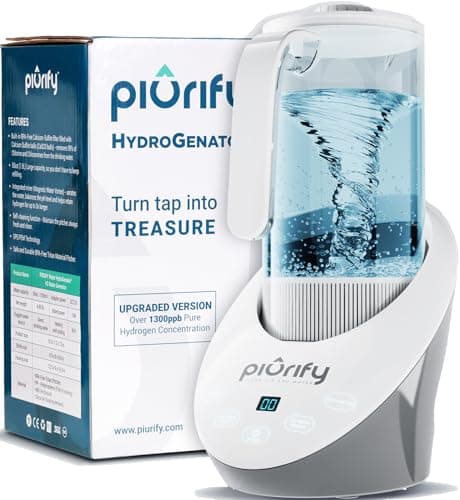 Piurify PWH2022 Hydrogen Water Pitcher 50 Oz