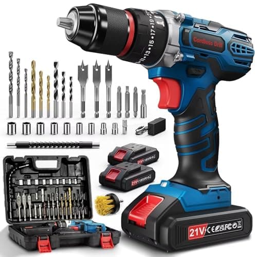Fahefana 21V Cordless Combi Drill Set