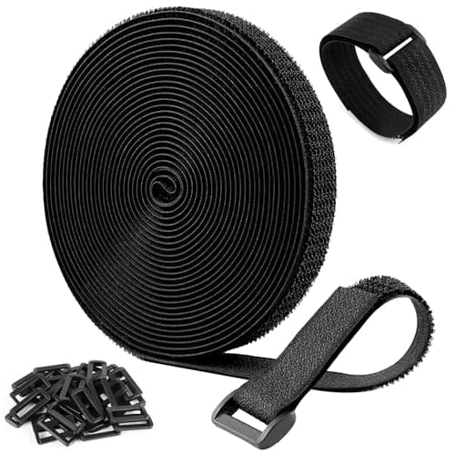 Kurkip DNSD01 Black 5M Adjustable Cable Straps