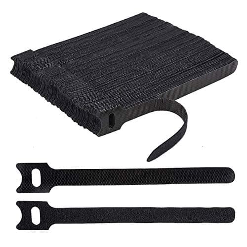 Liandasheng 100 Black Reusable Cable Straps