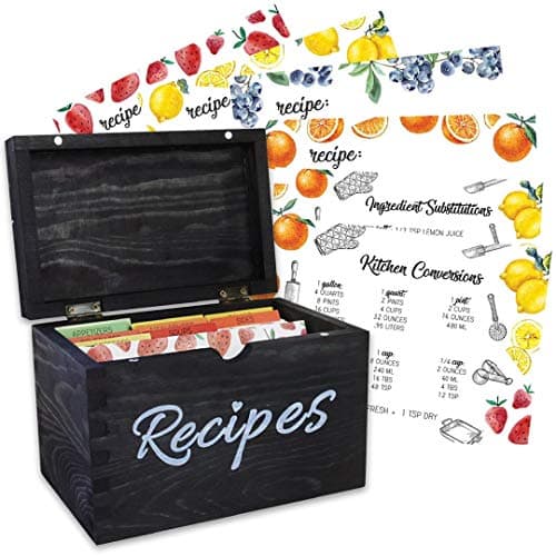 Bb Baking & Beyond Black Recipe Box Set