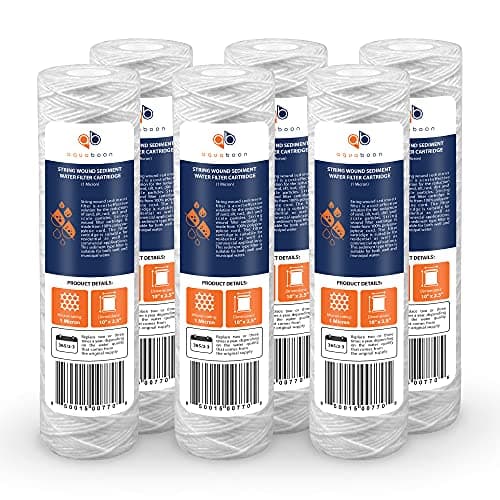 Aquaboon 6-Pack String Wound Sediment Filter