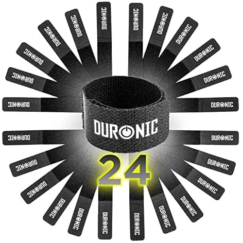 Duronic 24STRAP Cable Tidy Ties 24 Pack