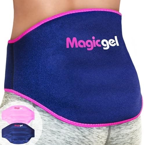 Magic Gel Backgelpack Hot Cold Waist Wrap 2-Pack