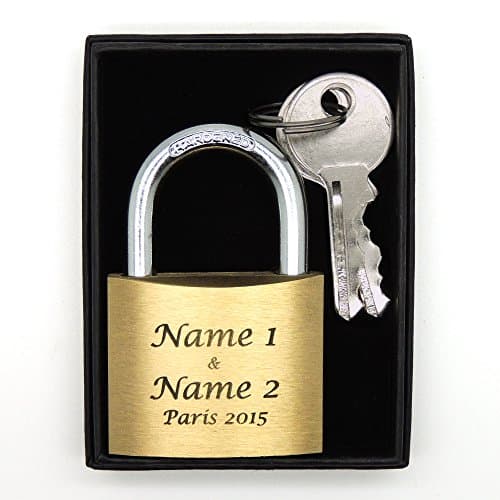 Engravables Lock 40mm Brass Padlock