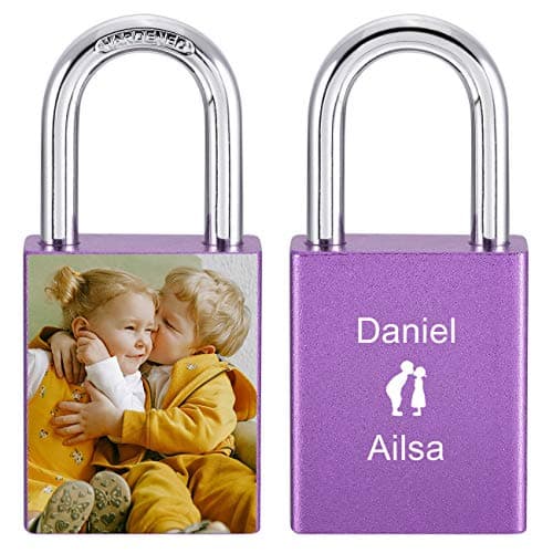 Memediy 3010 Purple Love Padlock Set