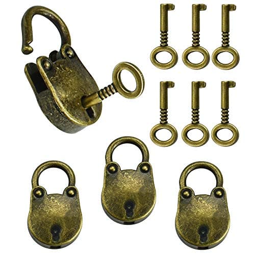 VCRANONR 3 Pcs Vintage Bear Padlocks