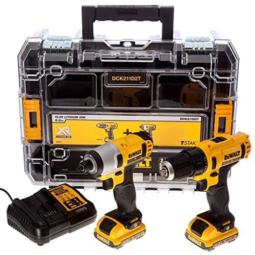 Dewalt 12V XR Combi Drill Twin Pack