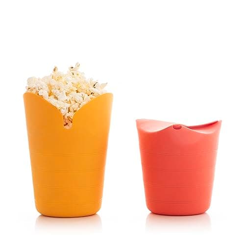 InnovaGoods Popbox Silicone Popcorn Poppers (2-Pack)