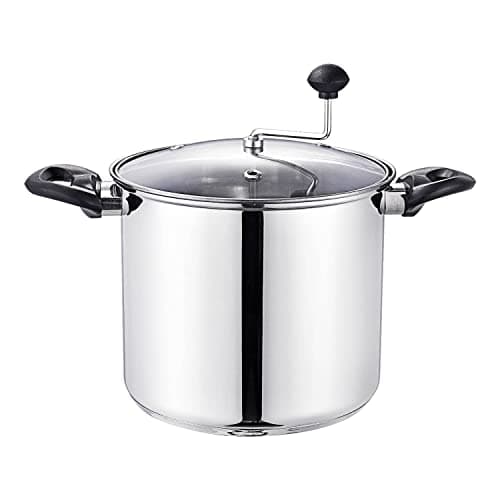 Lehman's CU54570 Stainless Steel Popcorn Popper